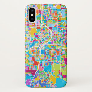 Bunte Atlanta-Karte Case-Mate iPhone Hülle