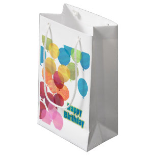 Bunte Ballon Geburtstag Kleine Geschenktüte