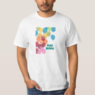 Bunte Ballon Geburtstag T-Shirt