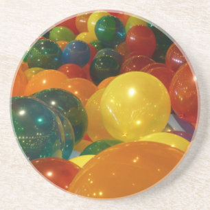 Bunte Ballons Party Design Getränkeuntersetzer