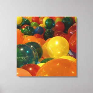 Bunte Ballons Party Design Leinwanddruck