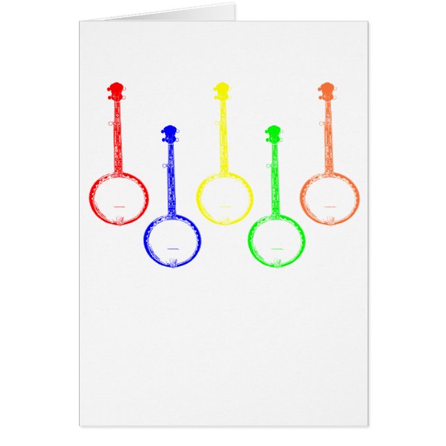 bunte Banjos (Vorne)