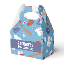 Bunte Baseball-Themenparty