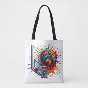 Bunte Basketball-Tie-Dye-Farb-Splash-Basketball