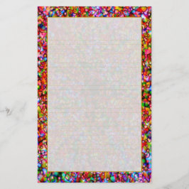 "Bunte Blasen-" feines gezeichnetes Briefpapier