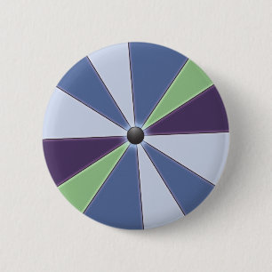 Bunte blaue Strahlen grafisch Button