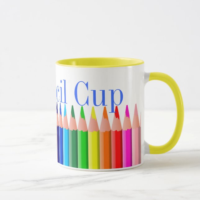 Bunte Bleistift-Tasse Tasse (Rechts)
