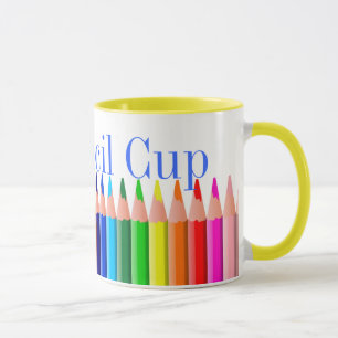 Bunte Bleistift-Tasse Tasse