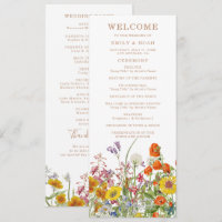 Bunte Blume Hochzeit