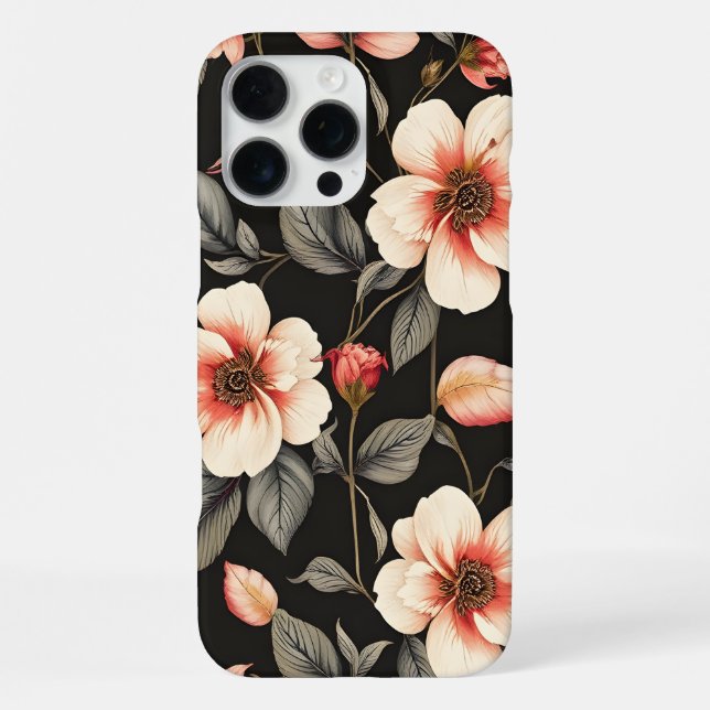 Bunte Blume iPhone Hülle (Rückseite)