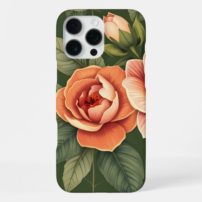 Bunte Blume iPhone Hülle (Rückseite)