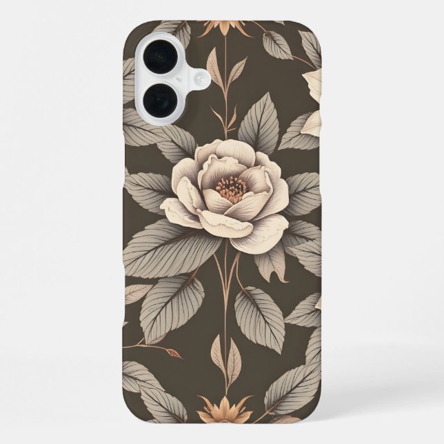 Bunte Blume iPhone Hülle (Rückseite)