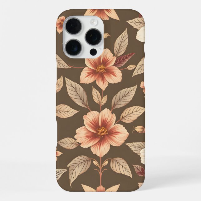 Bunte Blume iPhone Hülle (Rückseite)