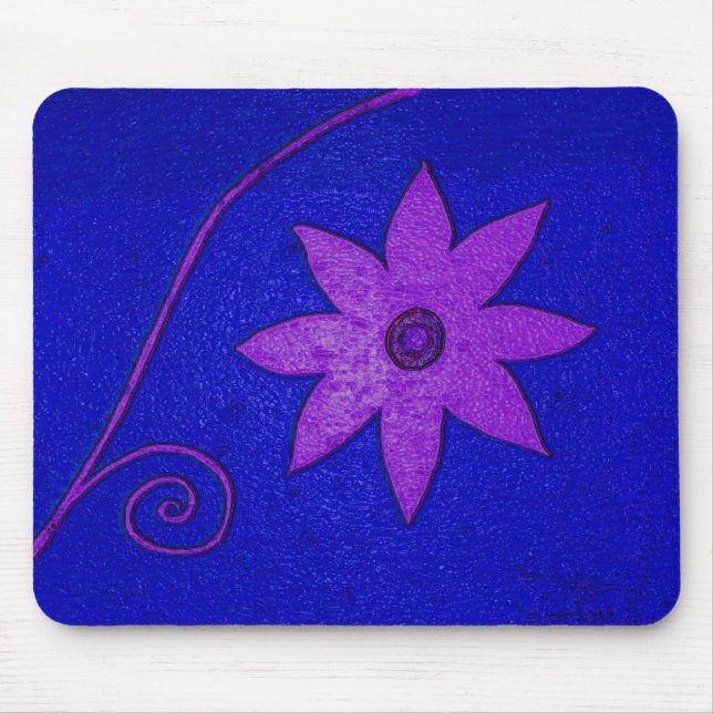 bunte Blume Mousepad (Vorne)