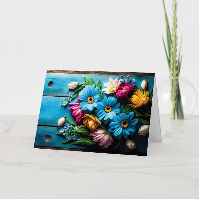 Bunte Blumen (Vorderseite)