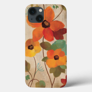 Bunte Blumen auf einem weg weißen Hintergrund Case-Mate iPhone Hülle