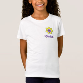 Bunte Blumen-Doodle individuell T-Shirt