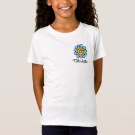 Bunte Blumen-Doodle individuell T-Shirt
