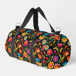 Bunte Blumen Duffle Bag