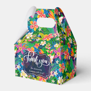 Bunte Blumen-Hawaiiparty Luau-Party Geschenkschachtel