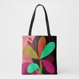 Bunte Blumen-Tasche – Moderne Farbtherapie