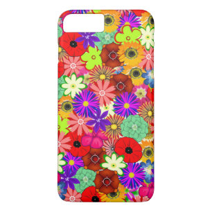 Bunte Blumenillustration Case-Mate iPhone Hülle