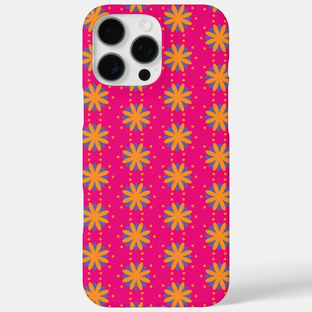 bunte Blumenkreisformen Case-Mate iPhone Hülle (Rückseite)