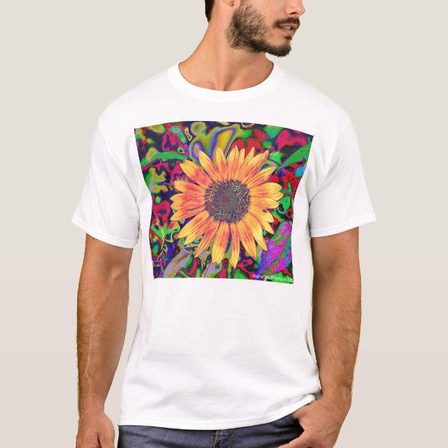 Bunte Blüte, MaineShutterbug 2010 T-Shirt (Vorderseite)