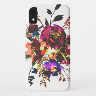 Bunte Boho Watercolor-Wildblume-Vintages Blumen Case-Mate iPhone Hülle