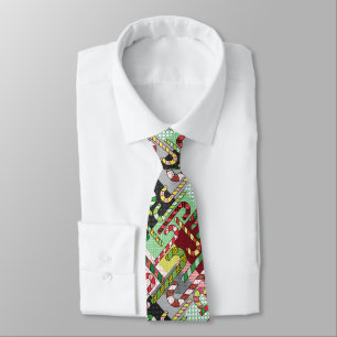 Bunte Candy Canes Neck Tie Krawatte