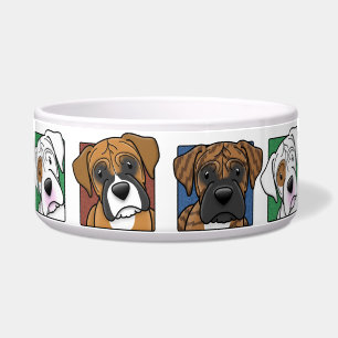 Bunte Cartoon-Boxer Napf