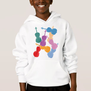 Bunte Cellos Hoodie