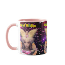 bunte Combo-Tasse, 3D-Tasse für digitales Design,