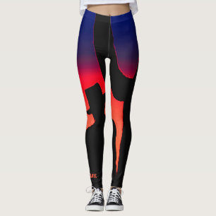 Bunte Cowboy-Regenbogen-Mode-/Yoga-Leggings Leggings