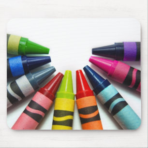 Bunte Crayons Mousepad