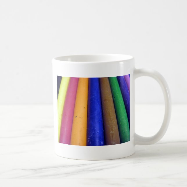Bunte Crayons Tasse (Rechts)