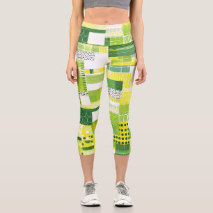 Bunte Damen-Leggings mit Muster – Vibrant Capri Leggings