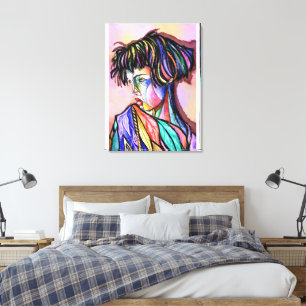 Bunte Damenleinwanddruck Leinwanddruck