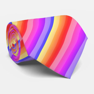 bunte diagonale Sommerstreifen Krawatte