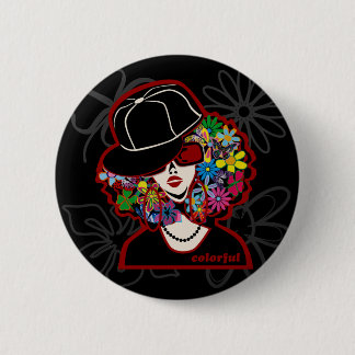 bunte Diva Button