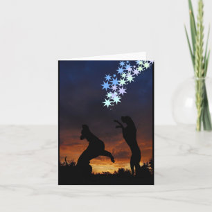 Bunte Doggenkarte Karte