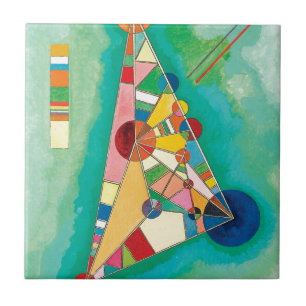 Bunte Dreiecke durch Wassily Kandinsky Fliese