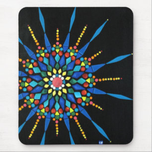 Bunte Edelstein-Mosaik-Mausunterlagen Mousepad