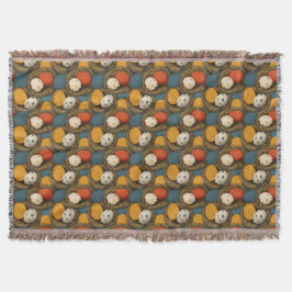 Bunte Eier der Bauern-Henne mit Flecken Decke
