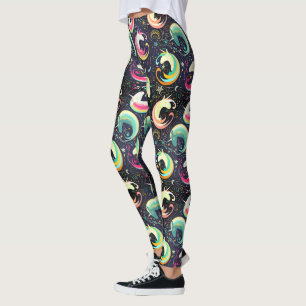 Bunte Einhorn-nahtloser Muster-Yoga-Betrieb Leggings