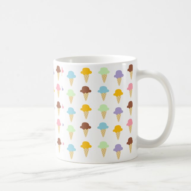 Bunte Eistüten Kaffeetasse (Rechts)