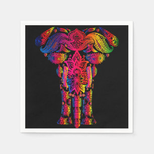 Bunte Elefantenpapier Napkins Serviette