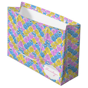 Bunte Emoji niedliche Entwürfe Große Geschenktüte