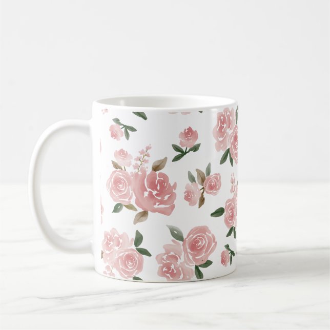 Bunte Eulen-Grafik-Illustration Kaffeetasse (Links)