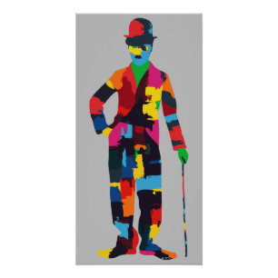 Bunte Evolution der Vintage-Komödie Poster